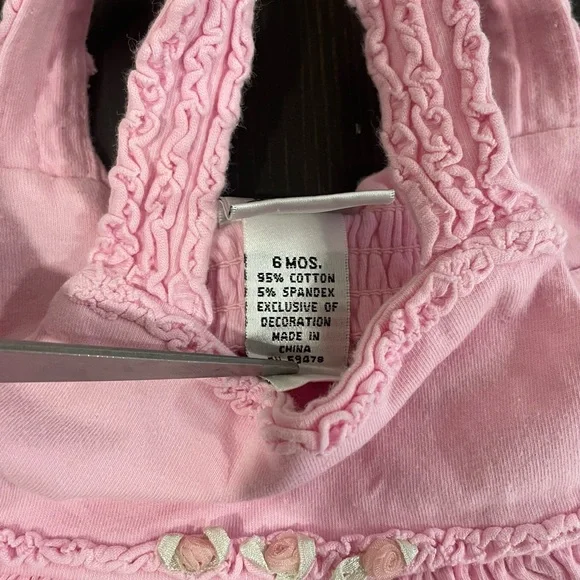 Jillians Closet *NWOT* Cotton Pink Dress. Size 6mo - Picture 5 of 6